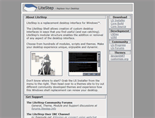 Tablet Screenshot of litestep.net